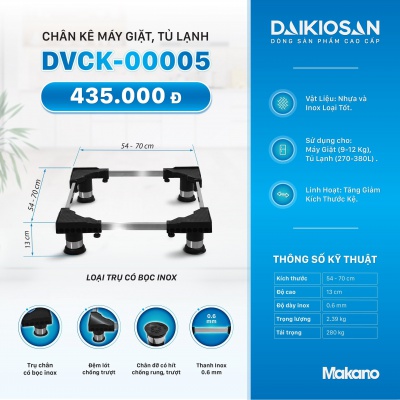 Chân kê máy giặt tủ lạnh Daikiosan DVCK-00005